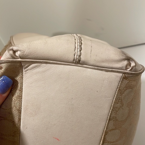 Coach Lexy Shoulder Bag‎ Beige Off-White spring summer classic designer leather - Picture 14 of 16